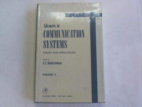 9780120109029: Advances in Communication Systems: Theory and applications, Vol. 2