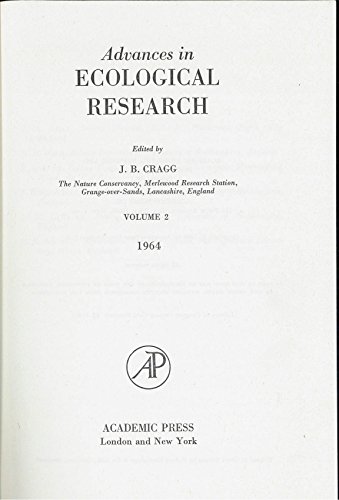 Stock image for ADVANCES IN ECOLOGICAL RESEARCH V8, Volume 8 for sale by Phatpocket Limited