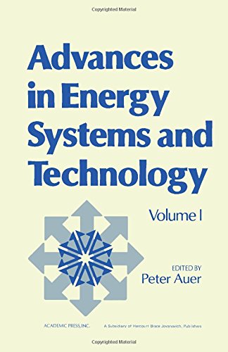 Beispielbild fr Advances in Energy Systems and Technology zum Verkauf von Better World Books
