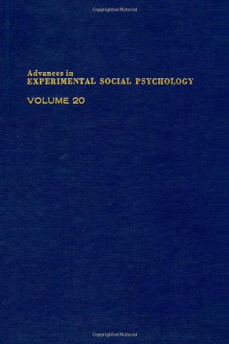 Beispielbild fr Advances in Experimental Social Psychology (Volume 20) zum Verkauf von Anybook.com