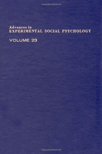 Advances in Experimental Social Psychology, Volume 23 (9780120152230) by Unknown, Author