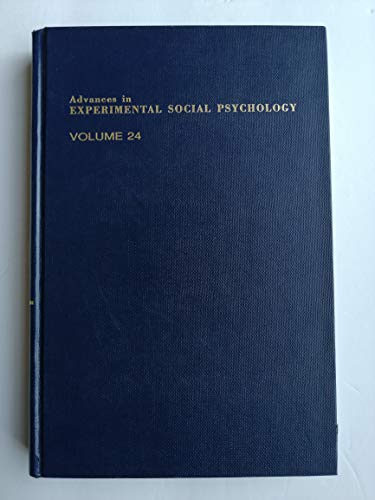 Stock image for Advances in Experimental Social Psychology (Volume 24) for sale by Anybook.com