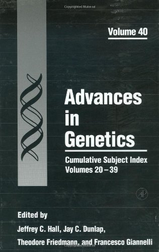 Stock image for Cumulative Subject Index, Volumes 20-39, Volume 40 (Advances in Genetics) for sale by Zubal-Books, Since 1961