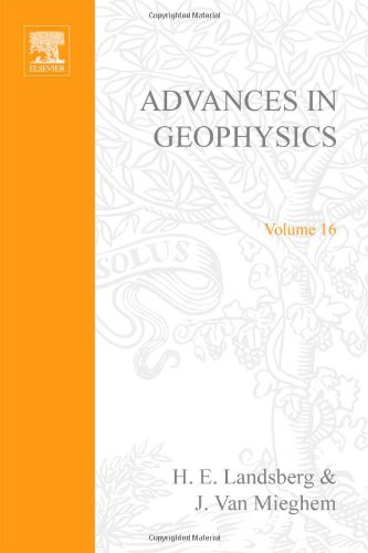 9780120188161: ADVANCES IN GEOPHYSICS VOLUME 16, Volume 16