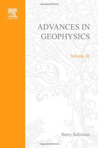 Imagen de archivo de Advances in Geophysics, Vol. 26 a la venta por Redux Books