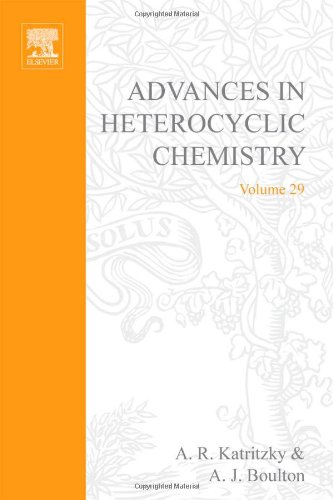 Imagen de archivo de Advances in Heterocyclic Chemistry. Volume 29 a la venta por Zubal-Books, Since 1961