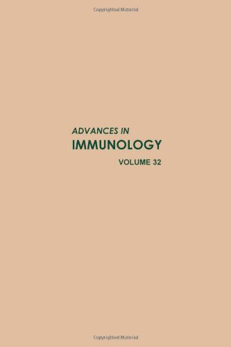 Beispielbild fr Advances in Immunology (vol 32) zum Verkauf von Anybook.com