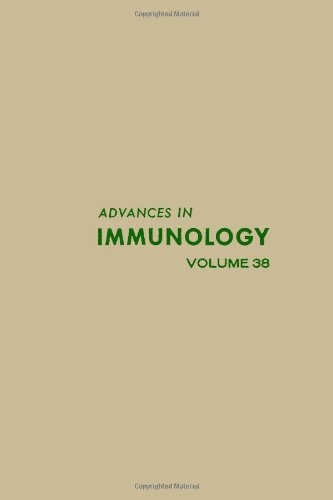 9780120224388: ADVANCES IN IMMUNOLOGY VOLUME 38, Volume 38