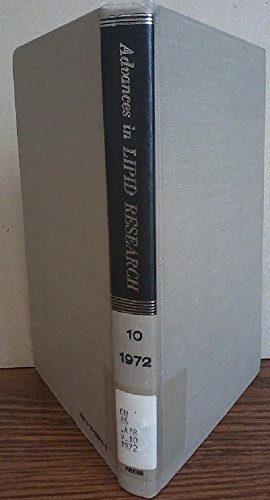 Immagine dell'editore per Advances in Lipid Research. Vol 10 venduto da The Book Exchange