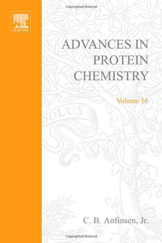 Imagen de archivo de Advances in Protein Chemistry. Volume 16. a la venta por Alien Bindings