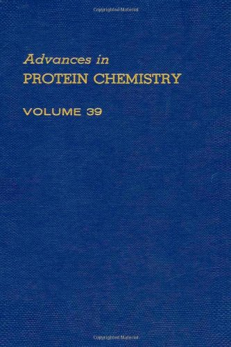 Stock image for ADVANCES IN PROTEIN CHEMISTRY VOL 39, Volume 39 for sale by Zubal-Books, Since 1961