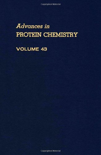 Imagen de archivo de ADVANCES IN PROTEIN CHEMISTRY Volume 43 a la venta por Zubal-Books, Since 1961