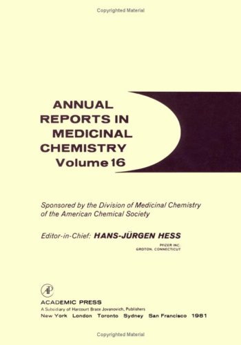 Beispielbild fr Annual Reports in Medicinal Chemistry: v. 16 zum Verkauf von Ammareal