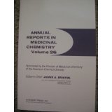 Stock image for Annual Reports in Medicinal Chemistry (Volume 26) for sale by Phatpocket Limited