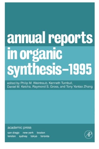 Imagen de archivo de Annual Reports in Organic Synthesis - 1995 a la venta por The Book Exchange