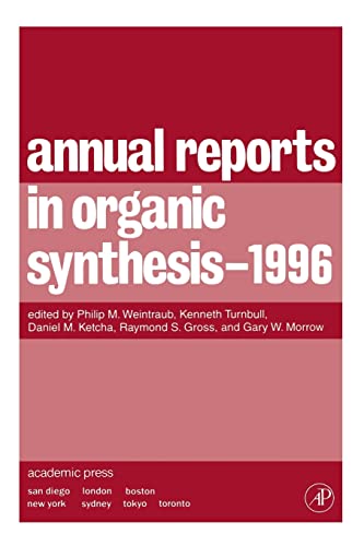 Imagen de archivo de Annual Reports in Organic Synthesis - 1996 a la venta por The Book Exchange
