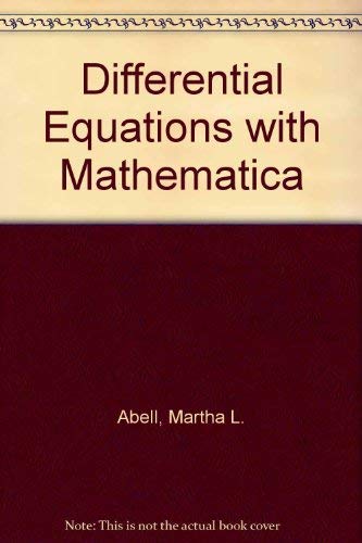 9780120415380: Differential Equations with Mathematica