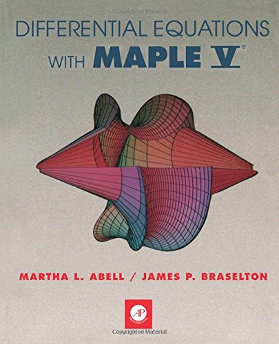 9780120415489: Differential Equations With Maple V