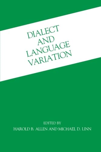 Dialect and Language Variation