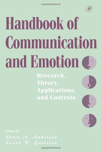 9780120577705: Handbook of Communication and Emotion: Research, Theory, Applications, and Contexts