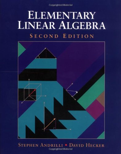 9780120586905: Elementary Linear Algebra