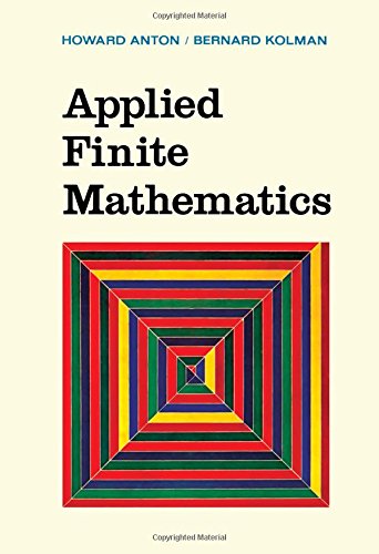 Imagen de archivo de Applied finite mathematics a la venta por Wonder Book
