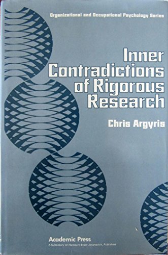 9780120601509: Inner Contradictions of Rigorous Research