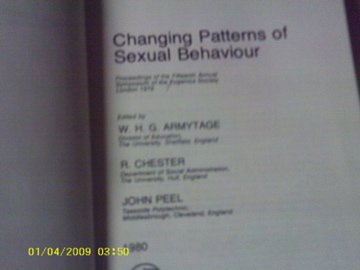 Beispielbild fr Changing Patterns of Sexual Behaviour zum Verkauf von Anybook.com