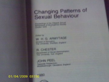 Stock image for Changing Patterns of Sexual Behaviour for sale by Anybook.com