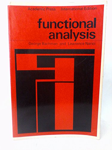 9780120702305: Functional Analysis