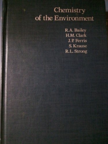 Stock image for Introduction to the Chemistry of the Environment for sale by Better World Books: West