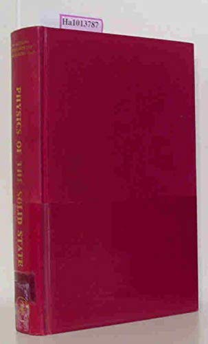 Imagen de archivo de Physics of the Solid State: Commemoration Volume to Professor S. Bhagavantam a la venta por BookDepart