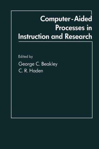 Stock image for Computer-Aided Processes in Instruction and Research for sale by COLLINS BOOKS