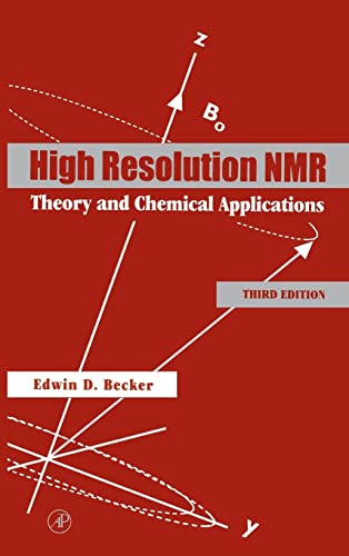Beispielbild fr High Resolution NMR : Theory and Chemical Applications zum Verkauf von Better World Books