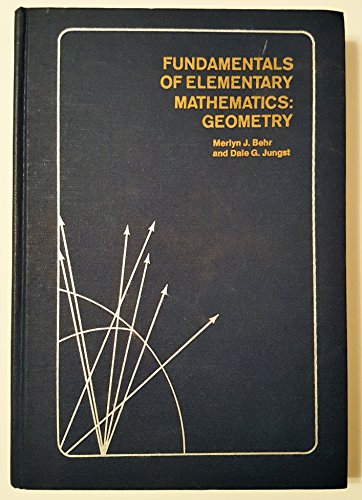 Stock image for Fundamentals of Elementary Mathematics Geometry for sale by Better World Books
