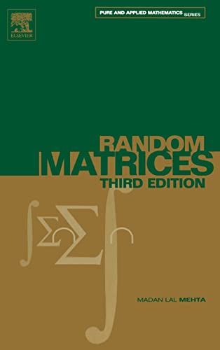 Beispielbild fr Random Matrices (Volume 142) (Pure and Applied Ma zum Verkauf von Russell Books