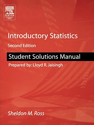 Stock image for Student Solutions Manual for Introductory Statistics for sale by Books Puddle