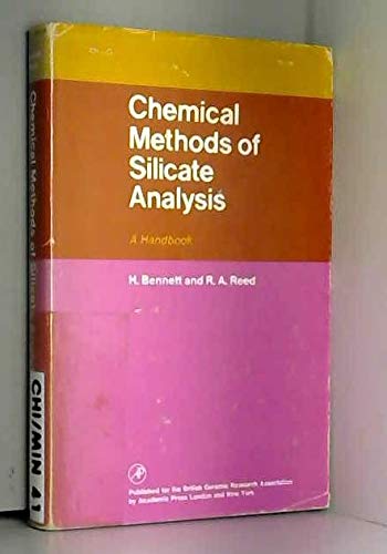 Beispielbild fr Chemical Methods of Silicate Analysis : A Handbook zum Verkauf von Better World Books