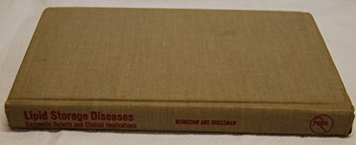 9780120928507: Lipid Storage Diseases: Enzymatic Defects and Clinical Implications