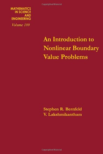 Imagen de archivo de An Introduction to Nonlinear Boundary Value Problems (Volume 109) a la venta por Anybook.com