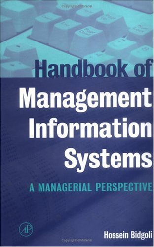 Beispielbild fr Handbook of Management Information Systems: A Managerial Perspective zum Verkauf von Phatpocket Limited