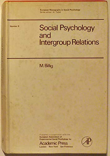 9780120979509: Social psychology and intergroup relations (European monographs in social psychology)