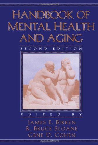 Imagen de archivo de Handbook of Mental Health and Aging a la venta por Better World Books