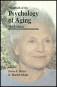 Stock image for Handbook of the Psychology of Aging (Handbooks on Aging Series) for sale by Books From California