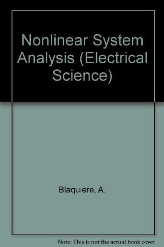 9780121043506: Nonlinear System Analysis (Electrical Science S.)