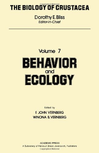 Stock image for Biology of Crustacea: Behavior and Ecology for sale by Aquatic Technologies