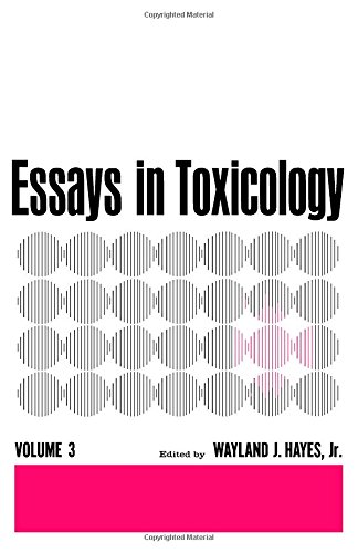 Imagen de archivo de Essays in Toxicology - Vol. 3 a la venta por Zubal-Books, Since 1961