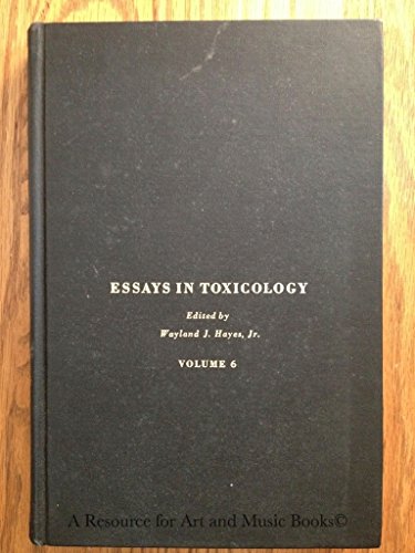 Imagen de archivo de Essays in Toxicology Volume 6 a la venta por Zubal-Books, Since 1961
