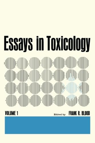 Imagen de archivo de Essays in Toxicology: v. 1 a la venta por Revaluation Books