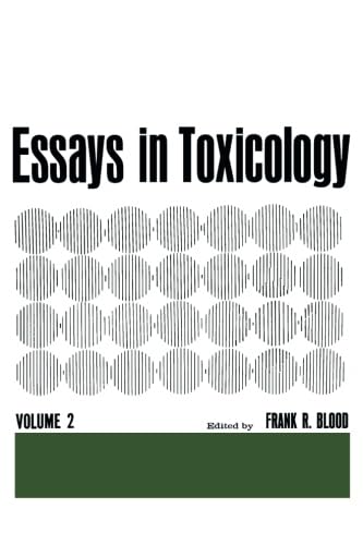 Imagen de archivo de Essays in Toxicology: v. 2 a la venta por Revaluation Books